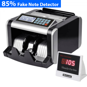 AUTOMATIC CURRENCY BANKNOTE DETECTOR CASH BILL COUNTER MONEY COUNTING MACHINE
