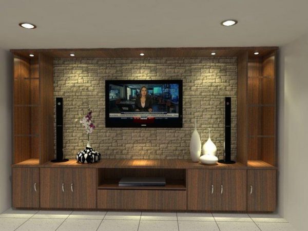 TC34-Wooden Wall TV Cabinets