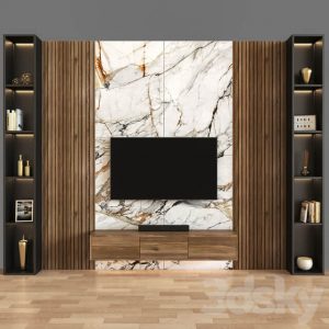 TC41-Wooden Wall TV Cabinets