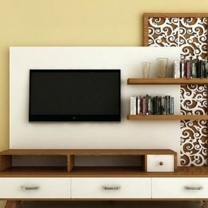 TC64-Wooden Wall TV Cabinets