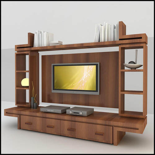 TC73-Wooden Wall TV Cabinets