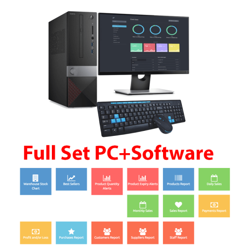 POS ONLINE SOFTWARE + FULL SET PC
